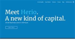 Desktop Screenshot of heriocapital.com